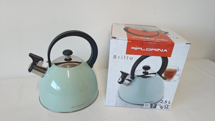 Fierbător de ceai FLORINA din oțel inoxidabil, 2.5 L, verde [2]