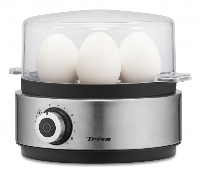 Fierbator electric de oua Trisa Vario Eggs 7390.7512, 400 W, 7 oua, Argintiu [2]
