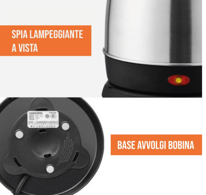 Fierbător electric, 1.8 L, oprire automată, baza rotativa [5]