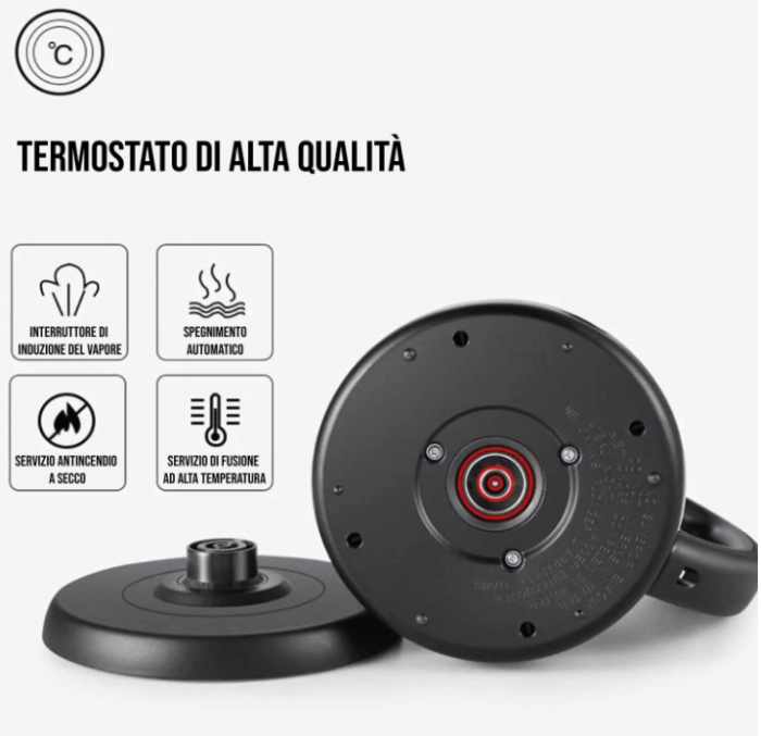 Fierbător electric, 1.8 L, oprire automată, baza rotativa [4]