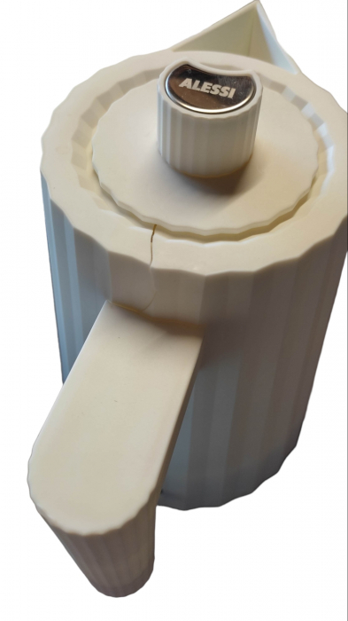 Fierbător electric Alessi Plissè, design din rășină termoplastică, 1L, alb, MDL06/1 W [2]