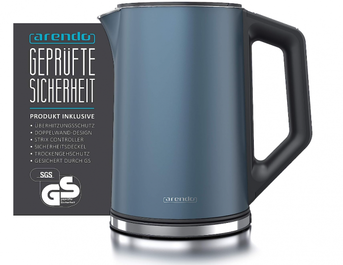 Fierbator Electric Arendo Bronzo, 40-100 grade, 1.5L, 220W [3]