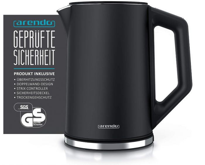 Fierbator electric Arendo din otel inoxidabil, 40-100 grade, 1.5 L [6]