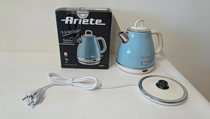 Fierbător electric Ariete Vintage 1L, 1630W, albastru Art2868 [2]