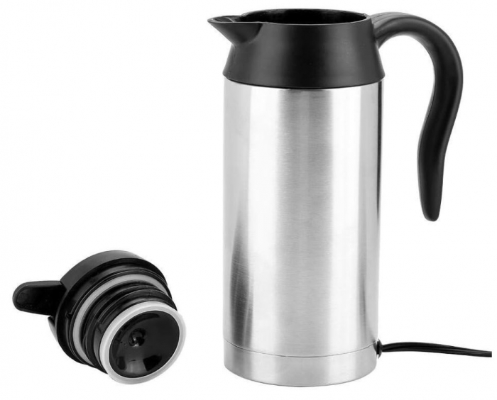 Fierbator electric auto Nikou, 24V, 750ml, inox, priza pentru masina [9]