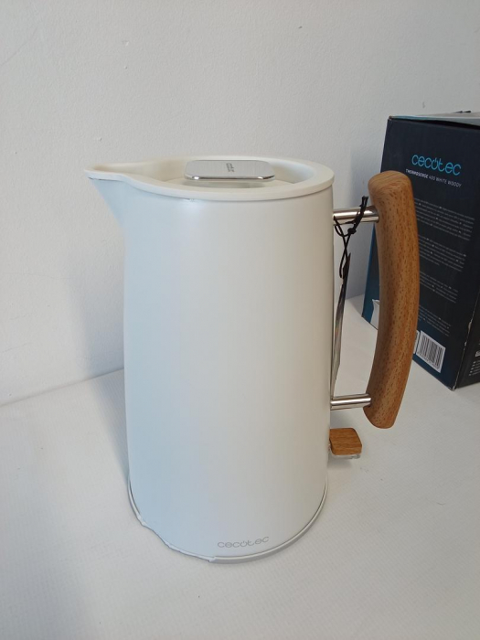 Fierbător electric Cecotec ThermoSense 400 White Woody, Capacitate 1.7 L, Putere 3000 W [3]