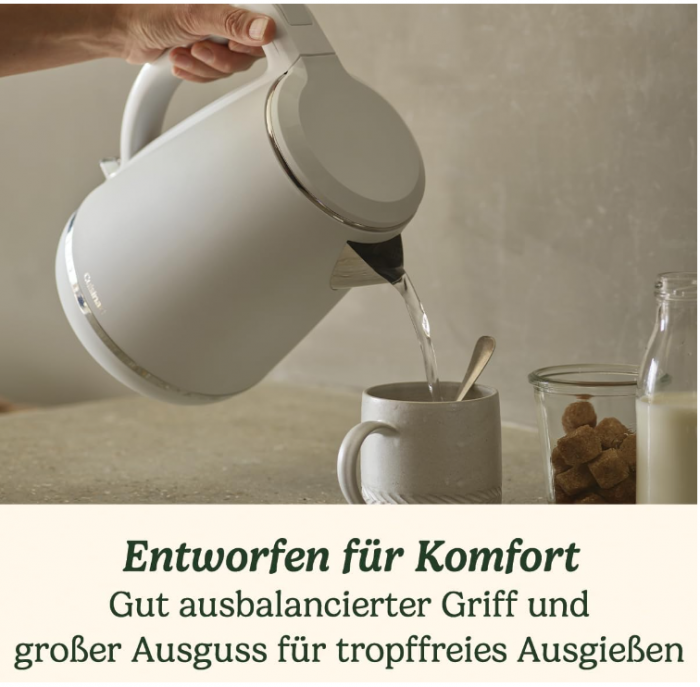 Fierbător electric Cuisinart CJK780E 1,5 L, 3000 W, gri [8]