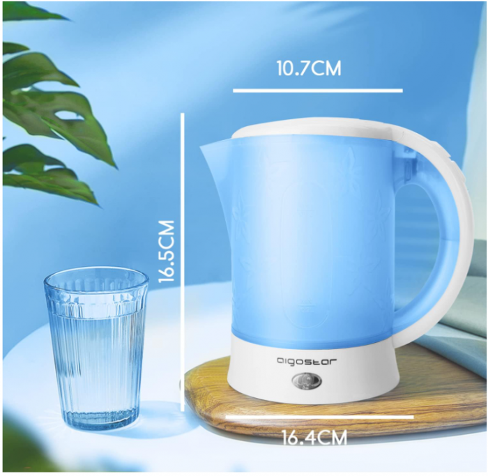 Fierbător electric de calatorie Aigostar Walking Drip, 650W, 0.6 litri [5]
