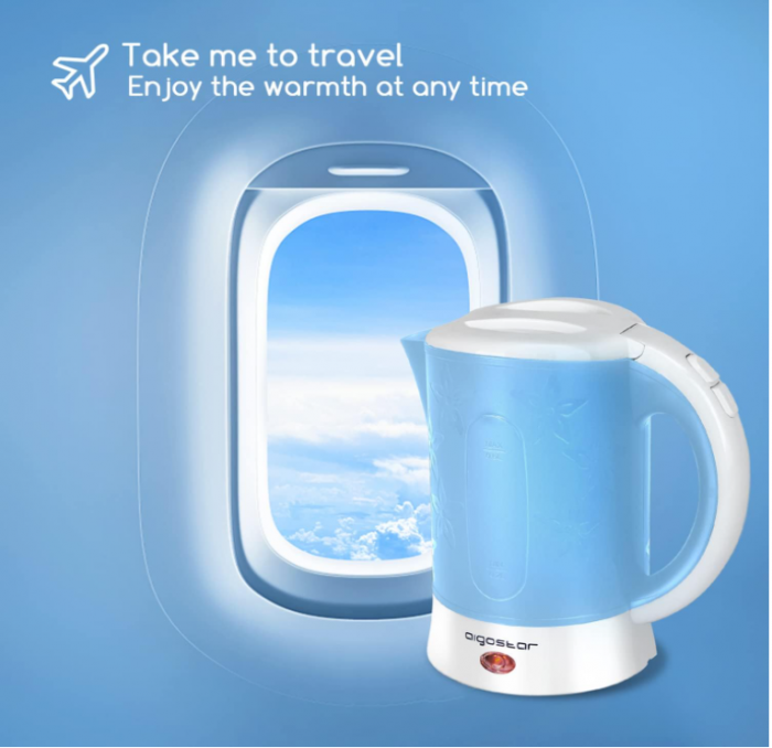 Fierbător electric de calatorie Aigostar Walking Drip, 650W, 0.6 litri [7]