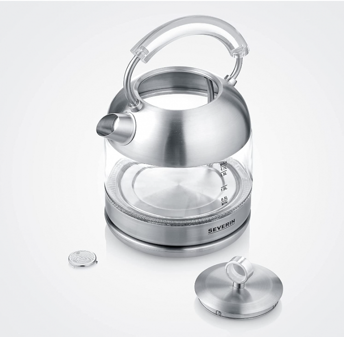 Fierbător electric din sticlă SEVERIN, design retro, ceainic, WK 3459 [7]