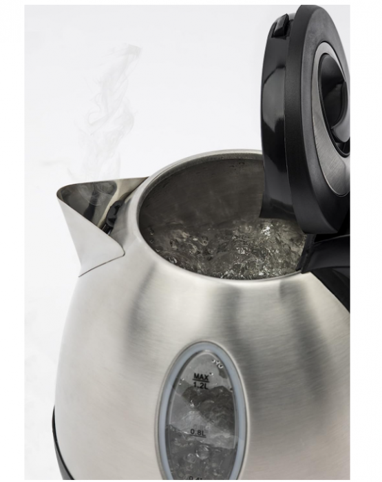 Fierbator electric H.Koenig B012, 1.2L, 1630W, otel inoxidabil [4]