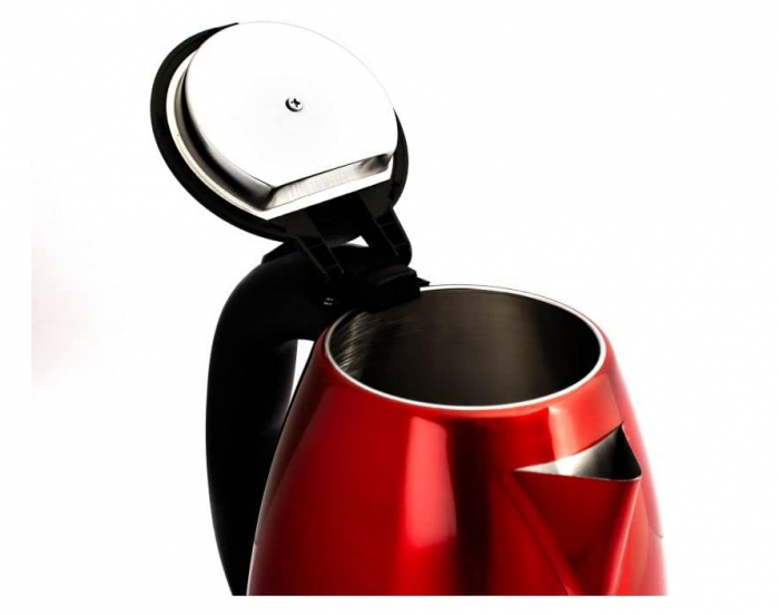 Fierbător electric Hagen, 1.8L, oțel inoxidabil, fără fir, HA5525-RED [3]