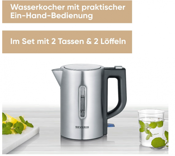 Fierbător electric Severin, 0.5 L, 1100 W, WK 3647 [3]