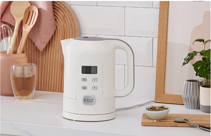 Fierbător Russell Hobbs cu setare digitală a temperaturii, 25-100°C, afișaj LCD, 1.7L, 2200W, 21150-70 [5]