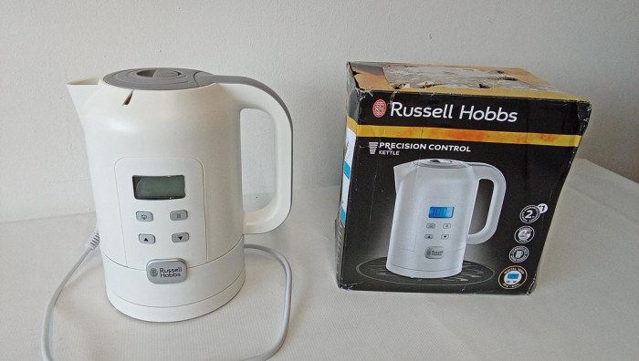 Fierbător Russell Hobbs cu setare digitală a temperaturii, 25-100°C, afișaj LCD, 1.7L, 2200W, 21150-70 [3]
