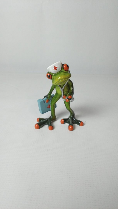 Figurină decorativă Formano Doctor Broască, Înălțime 13.5 cm [2]