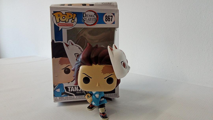 Figurina Demon Slayer PVC Tanjiro Kamado cu mască Funko Pop #867 [2]