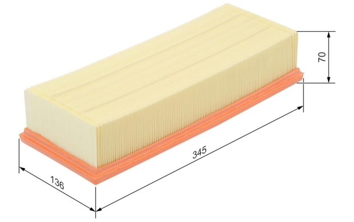 Filtru aer pentru mașină Bosch S9404 [2]