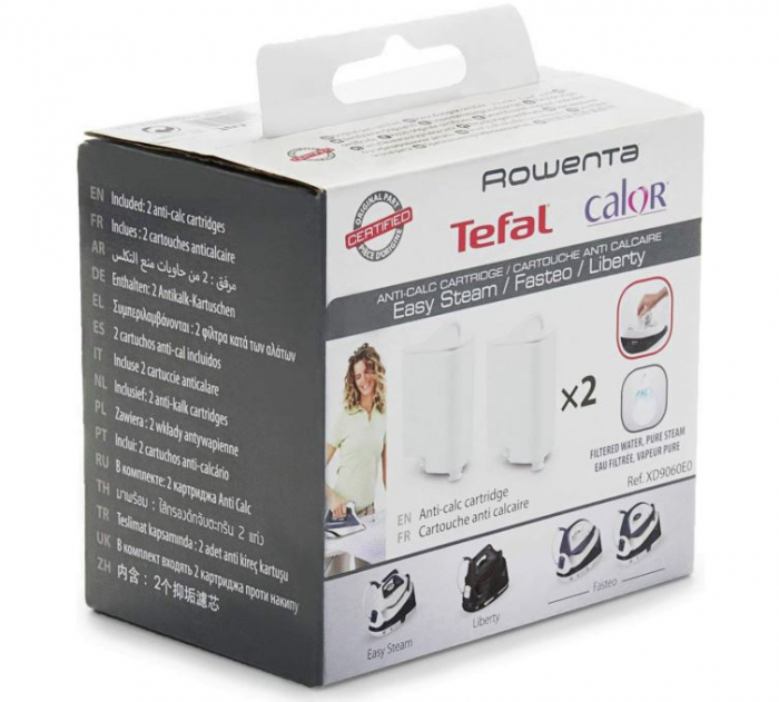 Set 2 filtre anticalcar pentru statie de calcat, GROUPE SEB XD9060E0, SV60xx, VR70xx [2]