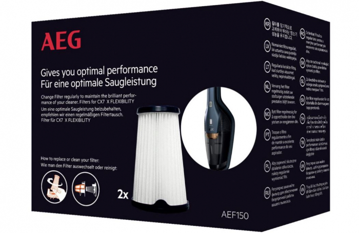 Set 2 filtre de aspirator AEF150, ELECTROLUX 9001683755, pentru CX7-2 [2]