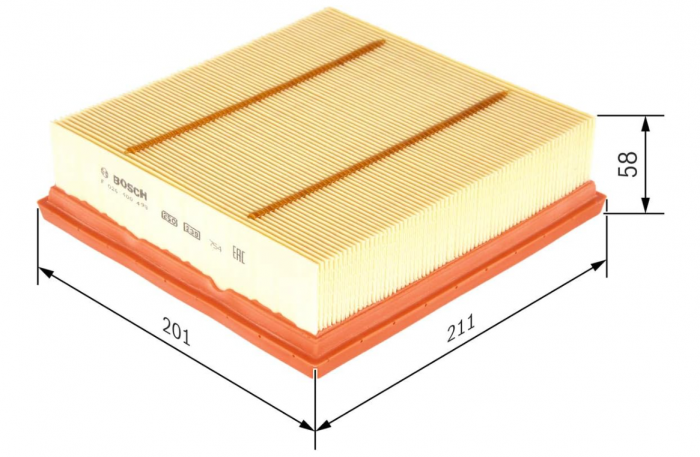 Filtru de aer auto Bosch S0498 [2]