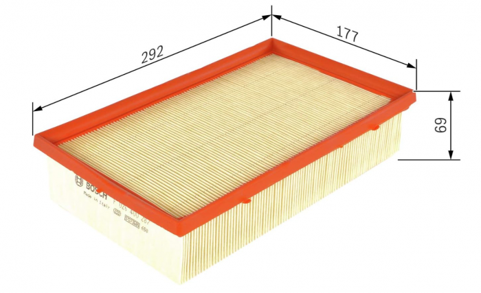 Filtru de aer Bosch S0287 auto [2]
