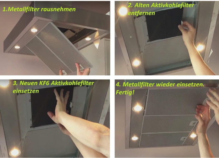 Filtru de carbune activ KF3TEC pentru hota [4]