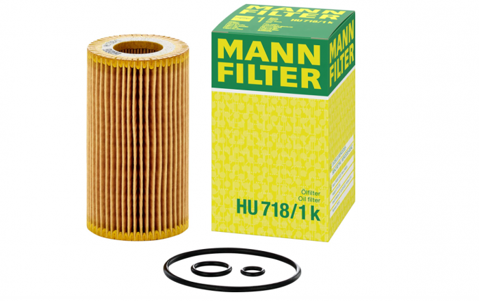Filtru de ulei evotop MANN-FILTER HU 718/1 K, pentru autoturisme și dube [1]