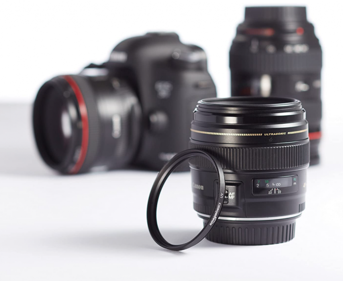 Filtru pentru obiectivul camerei cu protecție UV Amazon Basics, 82 mm [6]