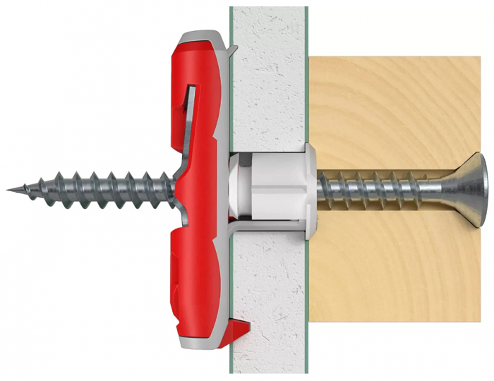 Fischer 540178 Diblu de comutare, gri/roșu, set de 14 bucati [5]