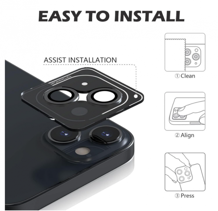 Folie camera Imluckies pentru iPhone 13/13 mini [6]