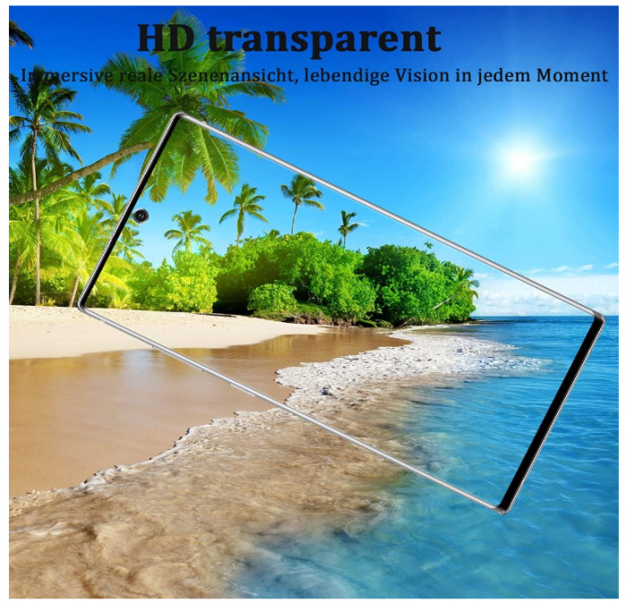 Folie de protectie din sticla securizata pentru ecran DETENO pentru Samsung Galaxy Note 10 Plus, 9H, 1 bucata [8]