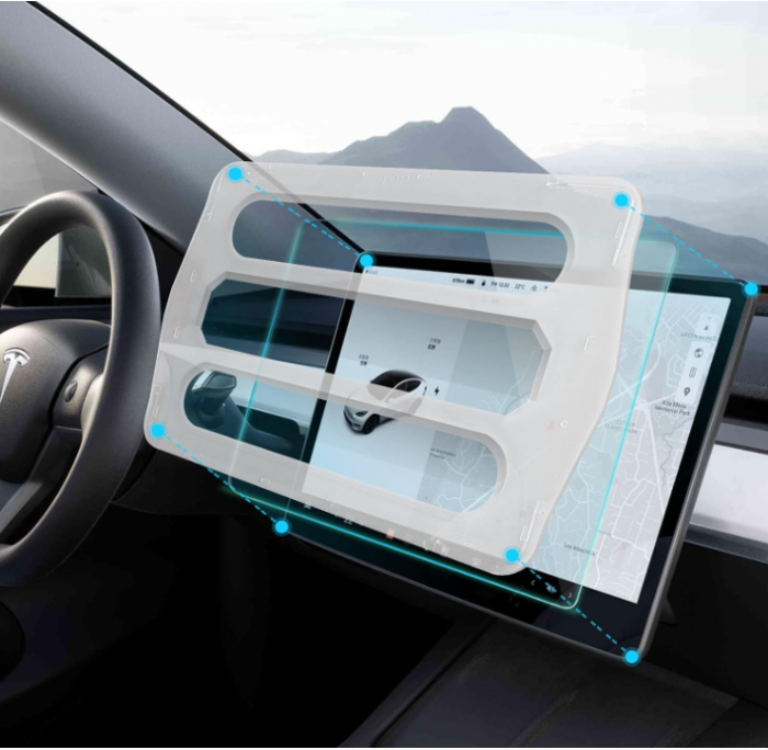 Folie de protectie pentru ecran pentru Tesla Model 3 / Y din sticlă securizată [5]