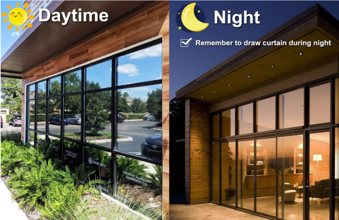 Folie de protectie solara pentru fereastră Zindoo , reflectorizant ani-căldura, anti-UV, 75x200cm [3]