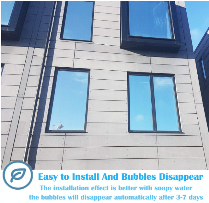 Folie de protectie solara pentru fereastră Zindoo , reflectorizant ani-căldura, anti-UV, 75x200cm [7]