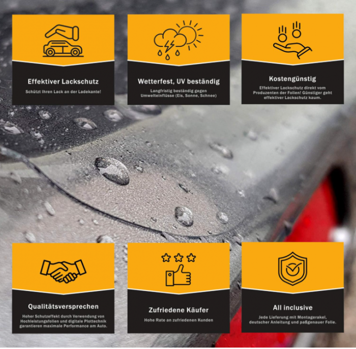 Folie de protectie vopsea Lackschutzshop pentru VW T6.1 din 2019, autoadeziva transparenta [8]