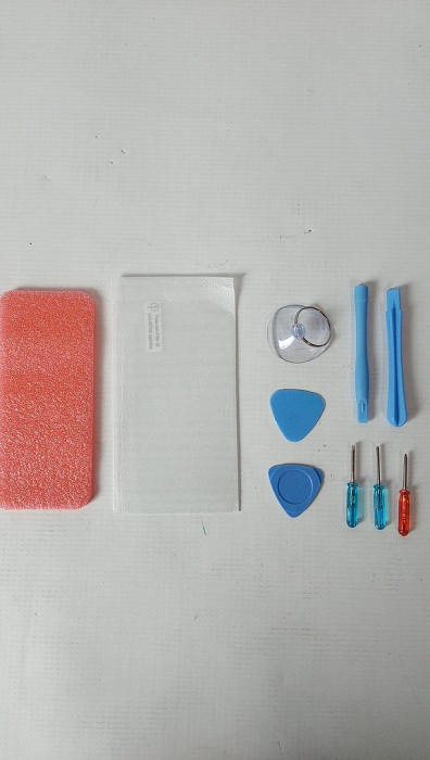 Folie protectie sticla securizata Mobilevie pentru iPhone 4S + instrumente schimbat display [2]