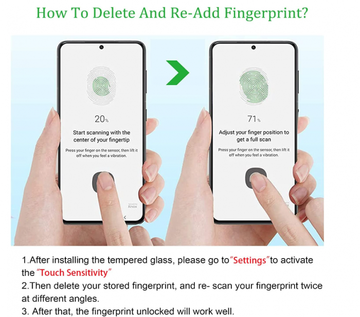 Folie protectie sticla securizata NEW'C pentru Samsung Galaxy S22 5G [4]