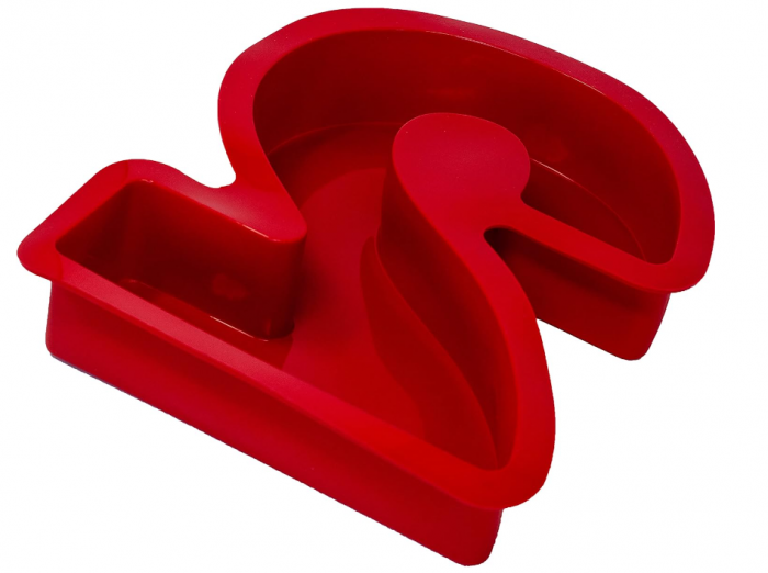 Forma pentru prăjituri HotShuffle, cifra '2', rosu [4]