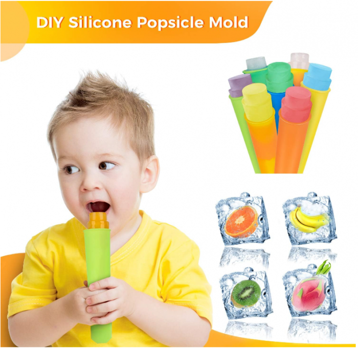 Forma silicon pentru inghetata Niohouse 12 bucati, reutilizabile [5]