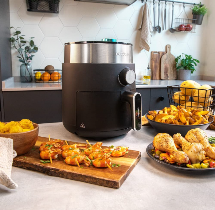 Friteuză CecoFry cu aer cald 2,5 L Cecofry Essential Rapid Dark 1200 W [2]