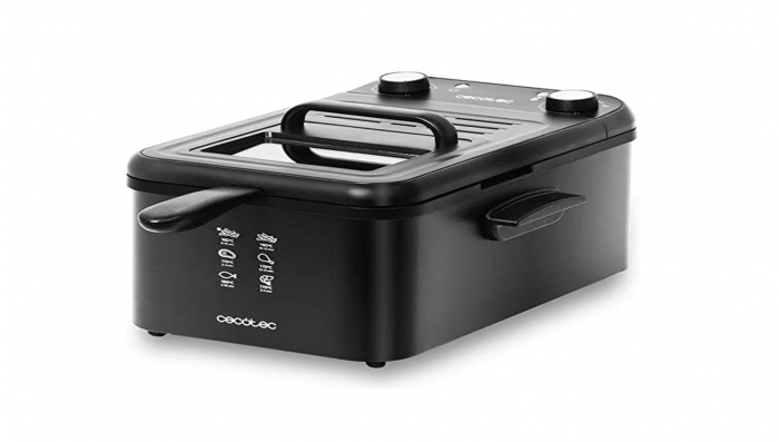 Friteuza Cecotec CleanFry Infinity 3000 Black. Capacitate 3 L, Filtru OilCleaner, 2400 W [1]