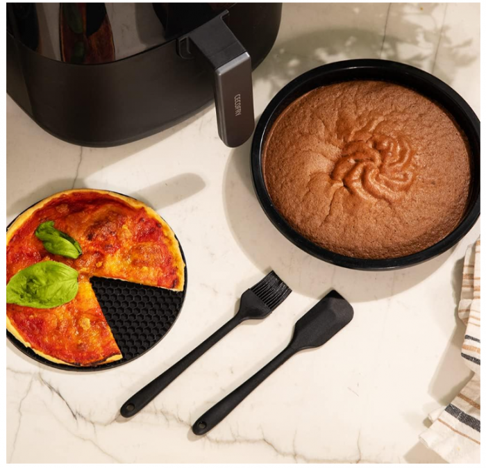 Friteuză Cecotec cu aer cald fără ulei, 6 L, cu accesorii, Cecofry Bombastik 6000 Full, 1700 W [7]