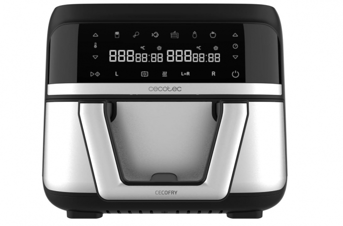 Friteuza cu aer cald Cecotec Cecofry Dual 9000 Air Fryer, 2850W, 9L, control tactil, 6 programe [1]