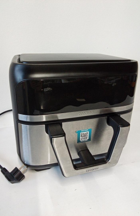 Friteuza cu aer cald Cecotec Cecofry Dual 9000 Air Fryer, 2850W, 9L, control tactil, 6 programe [3]