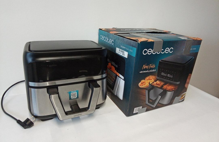 Friteuza cu aer cald Cecotec Cecofry Dual 9000 Air Fryer, 2850W, 9L, control tactil, 6 programe [6]