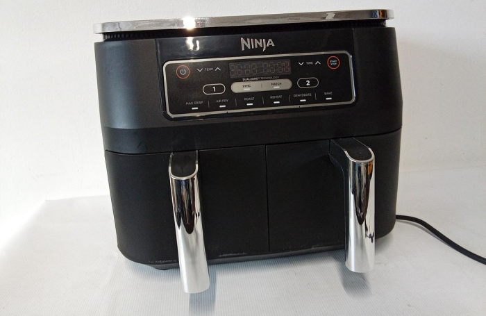 Friteuza cu aer cald Ninja AF300EU Foodi Dual Zone, 2 sertare, 7.6L, negru [6]