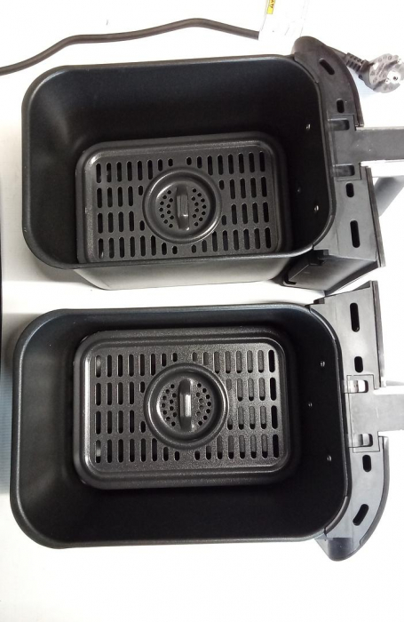 Friteuza cu aer cald Ninja AF300EU Foodi Dual Zone, 2 sertare, 7.6L, negru [8]