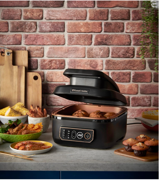 Friteuză cu aer cald Russell Hobbs SatisFry 26520-56 XL 5,5 L, negru [12]