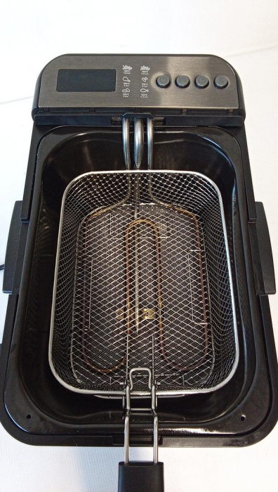 Friteuză cu ulei Cecotec Cleanfry Luxury 3000 Dark, 3.2 litri, 2400W, oțel inoxidabil, negru [3]